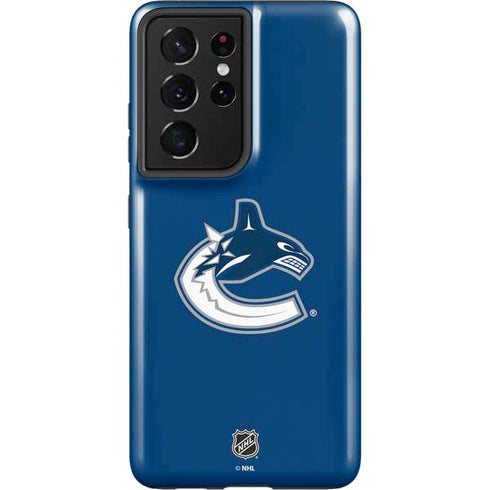 NHL Vancouver Canucks Distressed Galaxy S21 Ultra 5G Pro Case