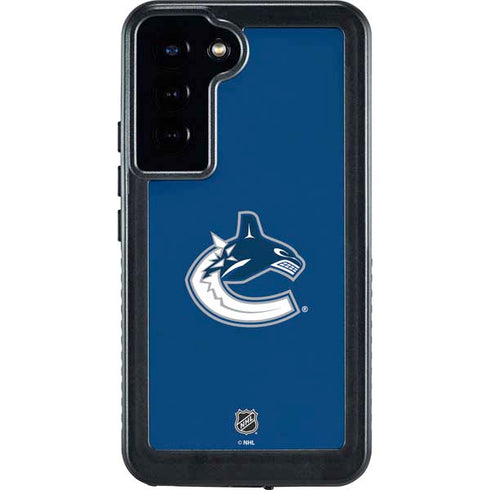 NHL Vancouver Canucks Distressed Galaxy S23 Plus Waterproof Case