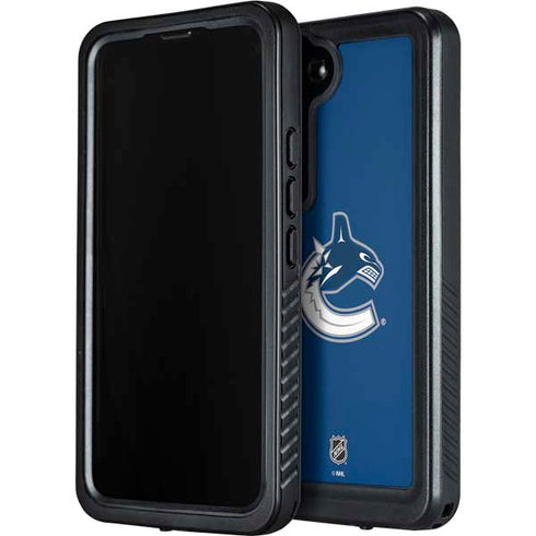 NHL Vancouver Canucks Distressed Galaxy S23 Plus Waterproof Case
