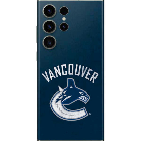 NHL Vancouver Canucks Distressed Galaxy S23 Ultra Skin
