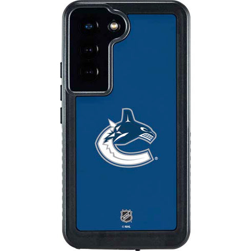 NHL Vancouver Canucks Distressed Galaxy S23 Waterproof Case