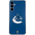 NHL Vancouver Canucks Distressed Galaxy S24 Clear Case