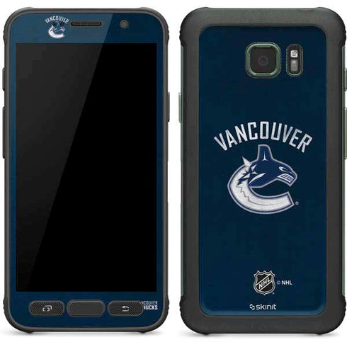 NHL Vancouver Canucks Distressed Galaxy S7 Active Skin