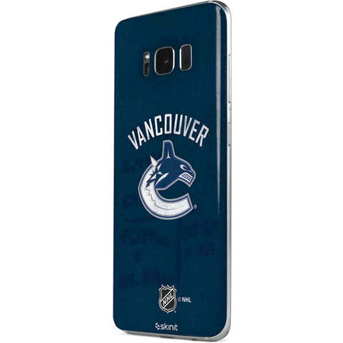 NHL Vancouver Canucks Distressed Galaxy S8 Skin