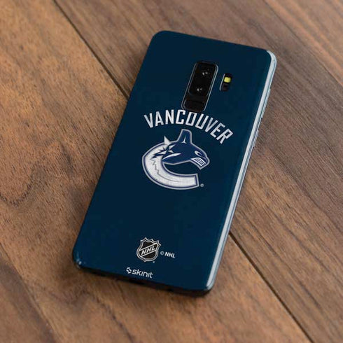 NHL Vancouver Canucks Distressed Galaxy S9 Plus Skin