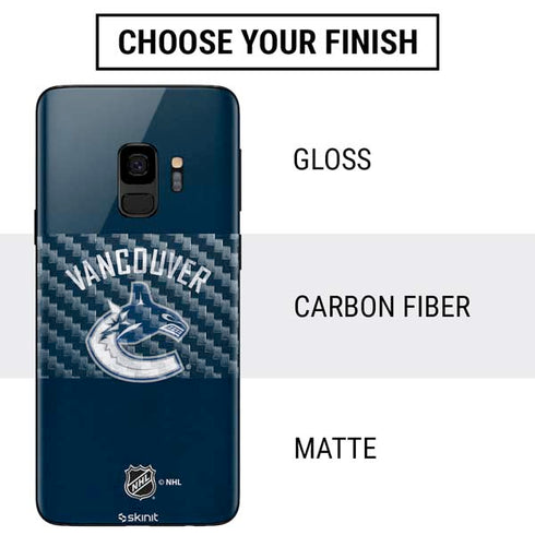 NHL Vancouver Canucks Distressed Galaxy S9 Skin