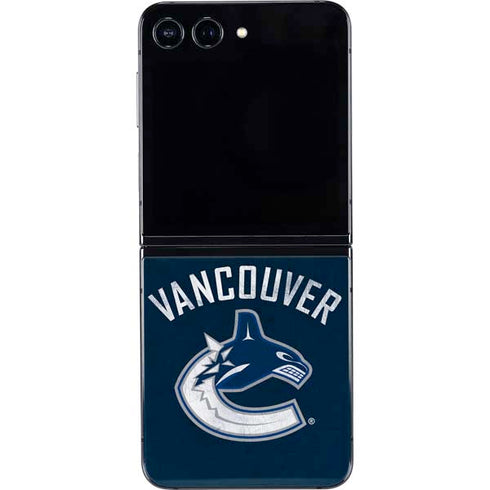 NHL Vancouver Canucks Distressed Galaxy Z Flip5 5G Skin