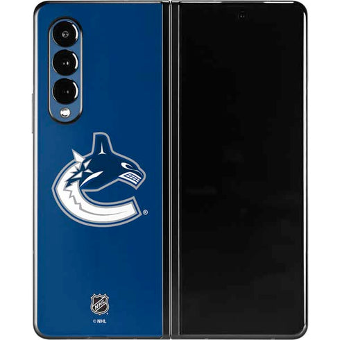 NHL Vancouver Canucks Distressed Galaxy Z Fold3 5G Skin