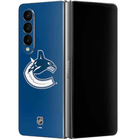 NHL Vancouver Canucks Distressed Galaxy Z Fold4 5G Skin