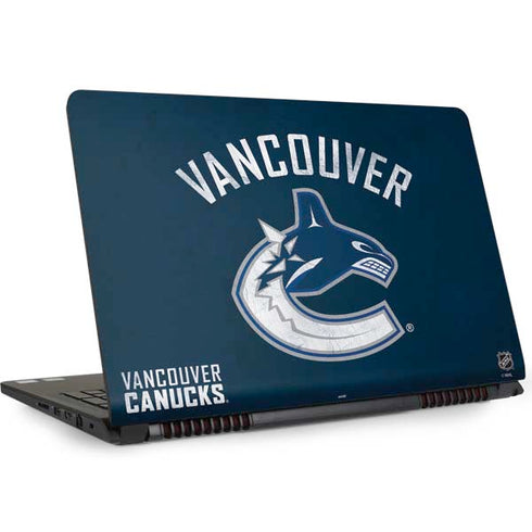 NHL Vancouver Canucks Distressed Dell Inspiron Skin