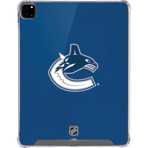 NHL Vancouver Canucks Distressed iPad Pro 12.9in (2020) Clear Case