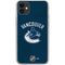 NHL Vancouver Canucks Distressed iPhone 11 Clear Case