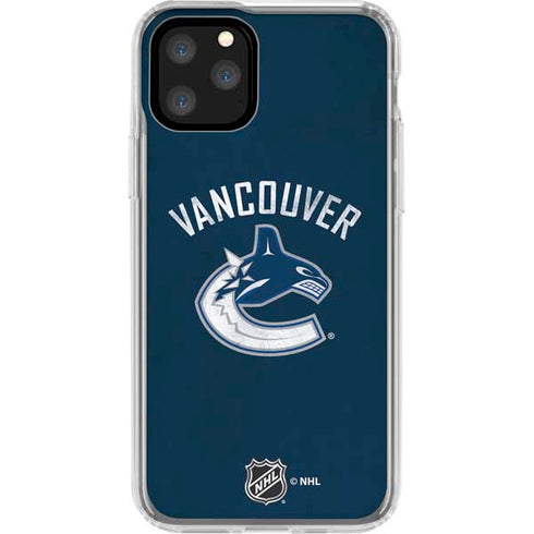 NHL Vancouver Canucks Distressed iPhone 11 Pro Clear Case