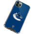 NHL Vancouver Canucks Distressed iPhone 11 Pro Max Clear Case