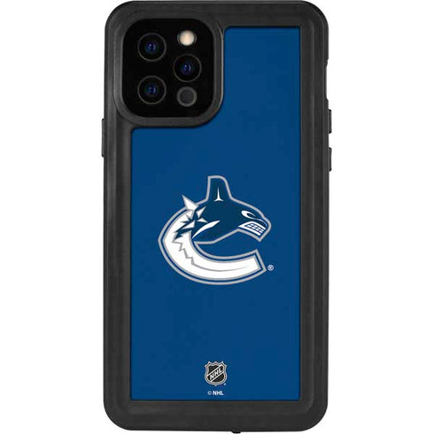 NHL Vancouver Canucks Distressed iPhone 12 Pro Waterproof Case