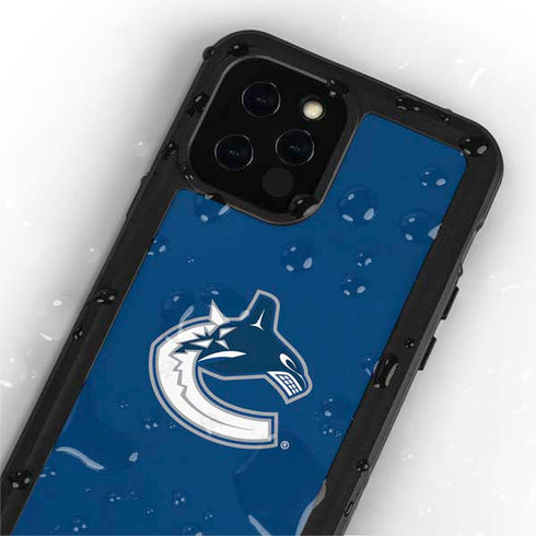 NHL Vancouver Canucks Distressed iPhone 12 Pro Waterproof Case