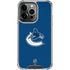 NHL Vancouver Canucks Distressed iPhone 13 Pro Clear Case