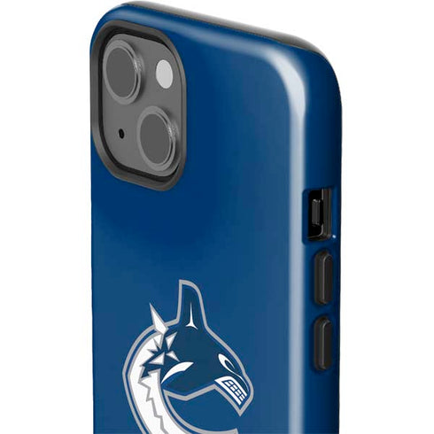 NHL Vancouver Canucks Distressed iPhone 15 Plus Impact Case