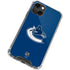 NHL Vancouver Canucks Distressed iPhone 14 Plus Clear Case