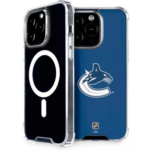 NHL Vancouver Canucks Distressed iPhone 15 Pro MagSafe Case