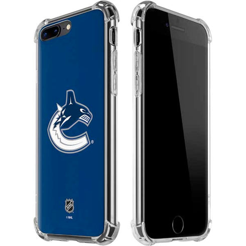 NHL Vancouver Canucks Distressed iPhone 7/8 Plus Clear Case