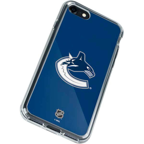 NHL Vancouver Canucks Distressed iPhone SE (2nd & 3rd Gen) Clear Case