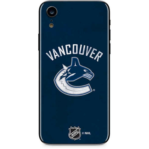 NHL Vancouver Canucks Distressed iPhone XR Skin