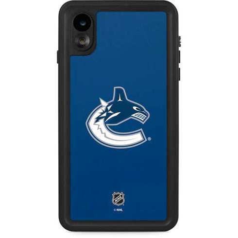 NHL Vancouver Canucks Distressed iPhone XR Waterproof Case
