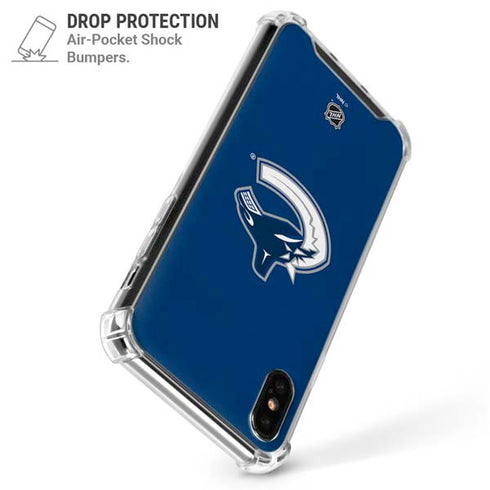 NHL Vancouver Canucks Distressed iPhone XS Max Clear Case