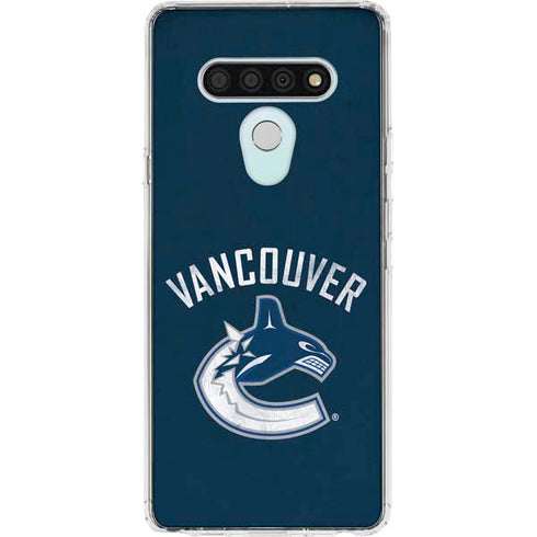 NHL Vancouver Canucks Distressed LG Stylo 6 Clear Case