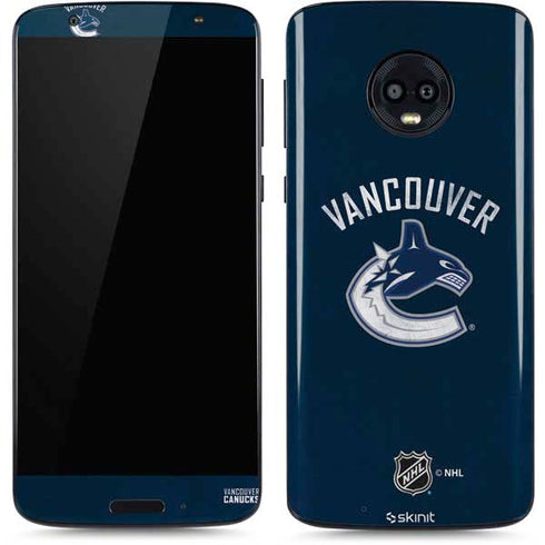 NHL Vancouver Canucks Distressed Moto G6 Skin