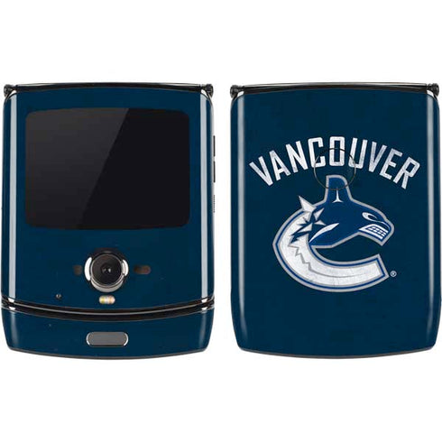 NHL Vancouver Canucks Distressed Motorola RAZR Skin