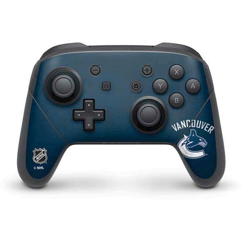 NHL Vancouver Canucks Distressed Nintendo Switch Pro Controller Skin