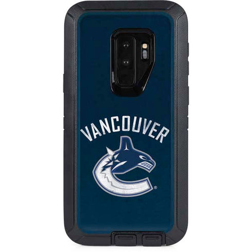 NHL Vancouver Canucks Distressed Otterbox Defender Galaxy Skin