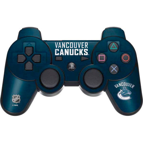 NHL Vancouver Canucks Distressed PS3 Dual Shock wireless controller Skin