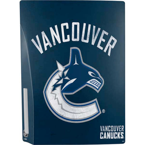 NHL Vancouver Canucks Distressed PS5 Bundle Skin