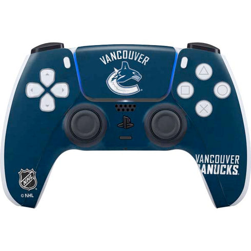 NHL Vancouver Canucks Distressed PS5 Controller Skin