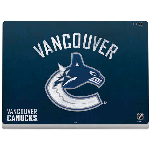 NHL Vancouver Canucks Distressed Surface Book 2 13.5in Skin