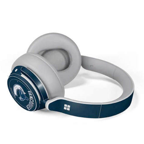 NHL Vancouver Canucks Distressed Surface Headphones Skin