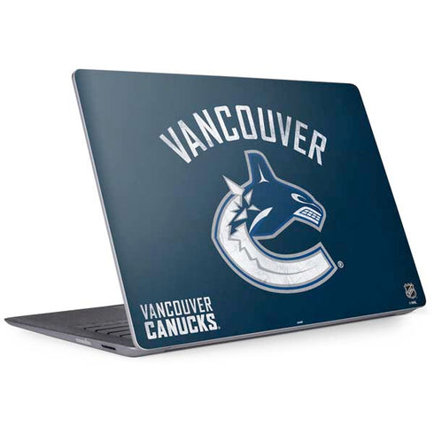 NHL Vancouver Canucks Distressed Surface Laptop 2 Skin
