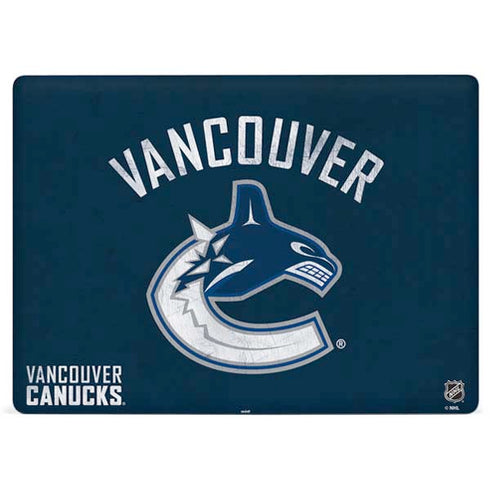 NHL Vancouver Canucks Distressed Surface Laptop 2 Skin