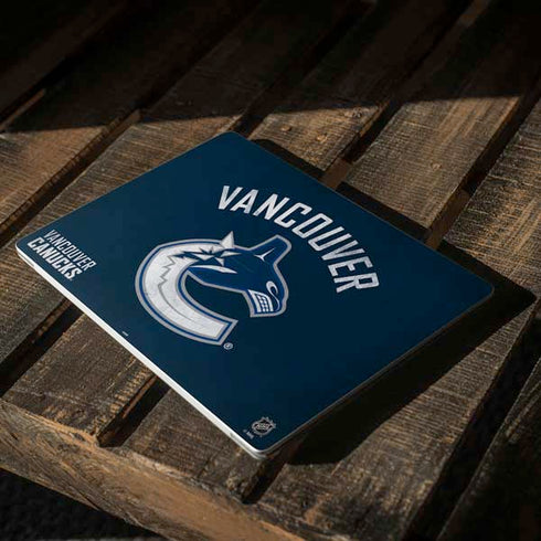 NHL Vancouver Canucks Distressed Surface Laptop 2 Skin