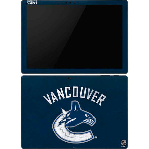 NHL Vancouver Canucks Distressed Surface Pro 6 Skin