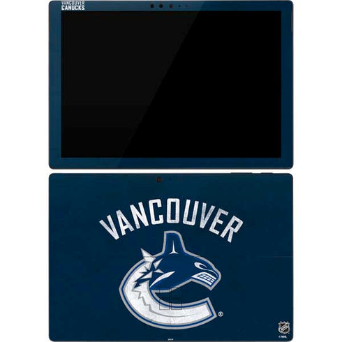 NHL Vancouver Canucks Distressed Surface Pro 7 Skin