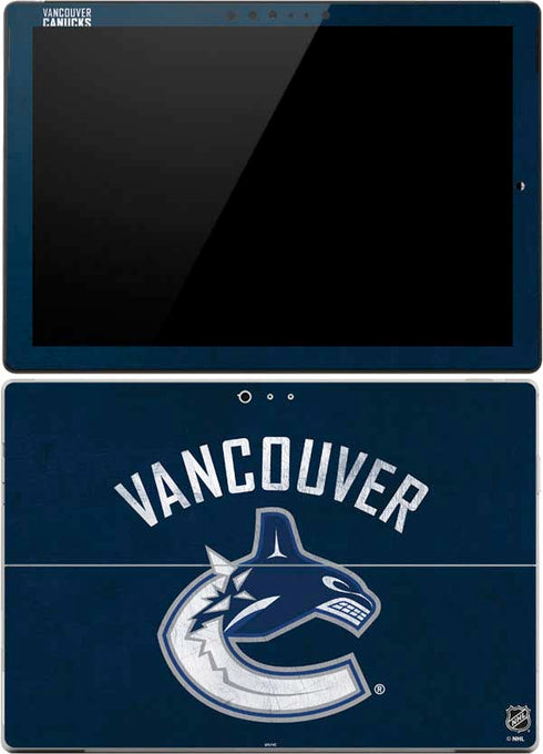 NHL Vancouver Canucks Distressed Surface Pro (2017) Skin