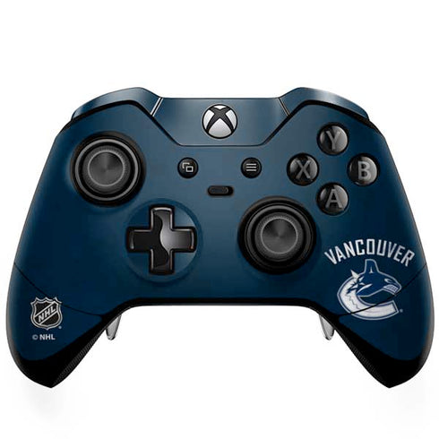 NHL Vancouver Canucks Distressed Xbox One Elite Controller Skin