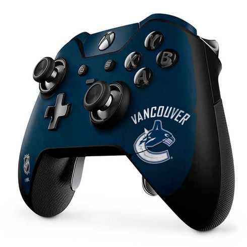 NHL Vancouver Canucks Distressed Xbox One Elite Controller Skin