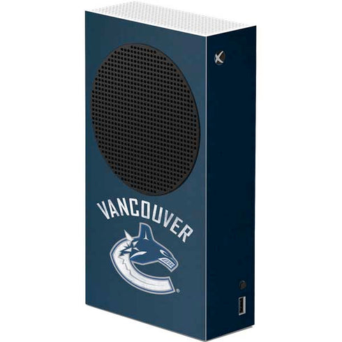 NHL Vancouver Canucks Distressed Xbox Series S Console Skin