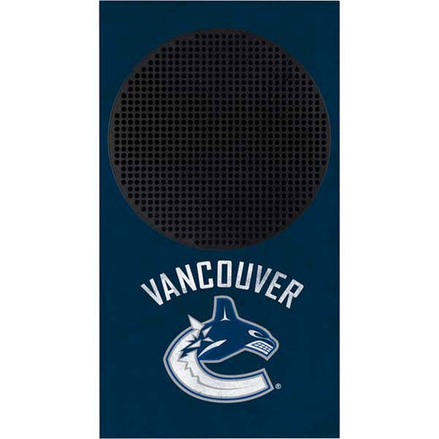 NHL Vancouver Canucks Distressed Xbox Series S Console Skin