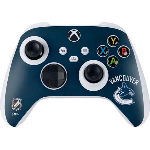 NHL Vancouver Canucks Distressed Xbox Series S Controller Skin